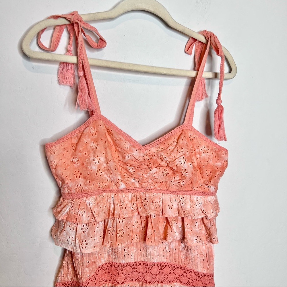 TULAROSA Rumer Eyelet High-Low Dress. Size Small - Picture 6 of 14